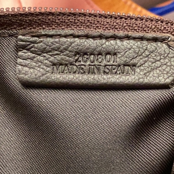 LOEWE ANAGRAM AUTHENTIC PINK SOFT LEATHER DRAW STRING SHOULDER HANDBAG - Picture 12 of 12